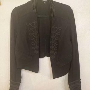 Torrid Military Embellished Ponte Blazer SZ 0X or 12